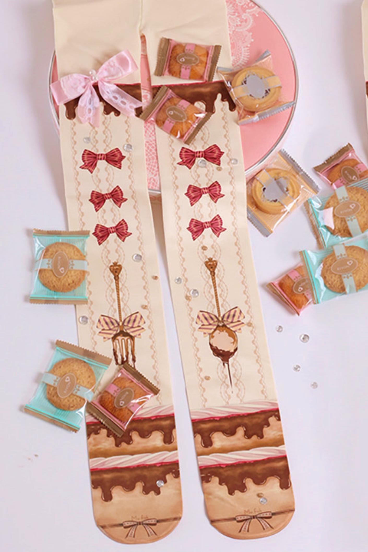 スイートチョコクリームロリータタイツ