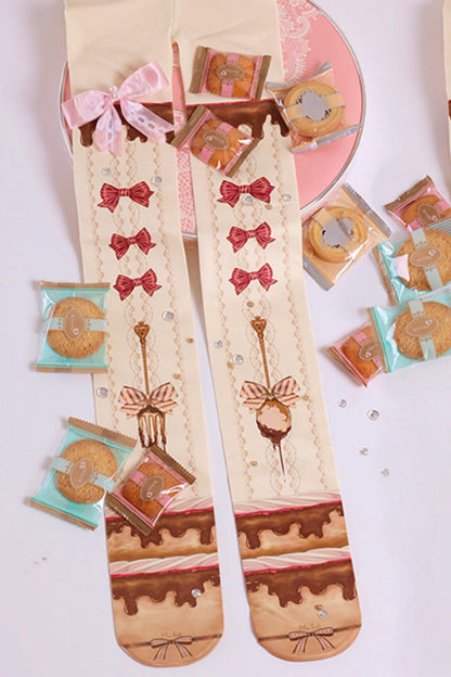 スイートチョコクリームロリータタイツ