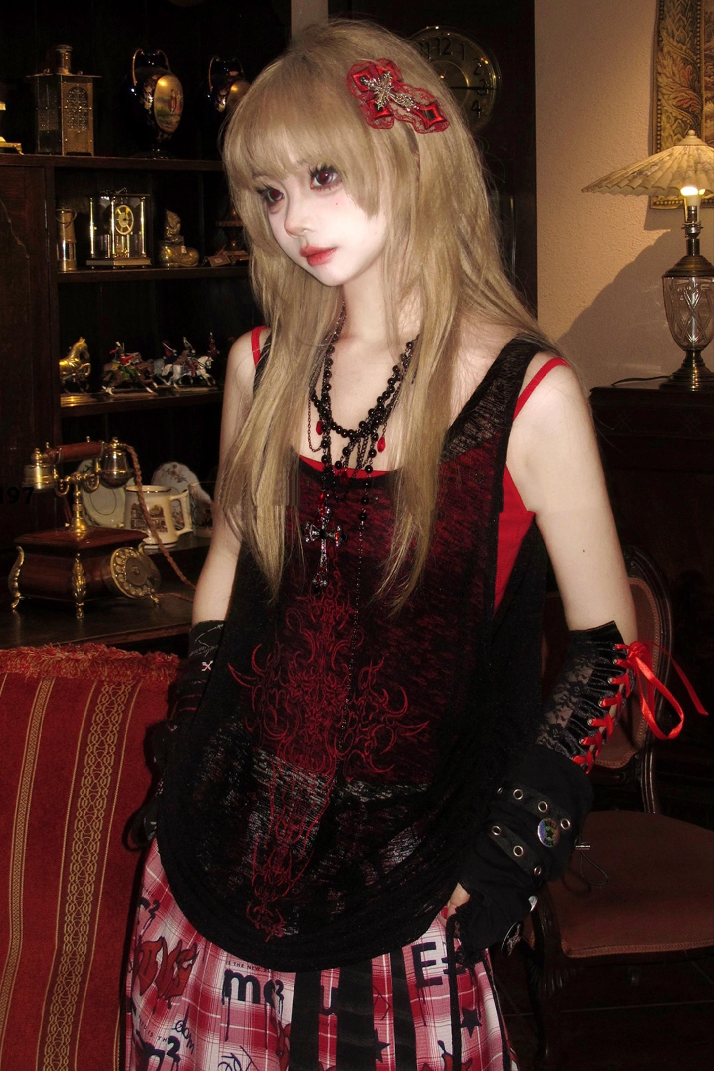 ダークガールシアータンクトップセット