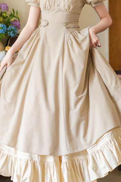 Length-Adjustable ♡ Cotton Ruffle Petticoat