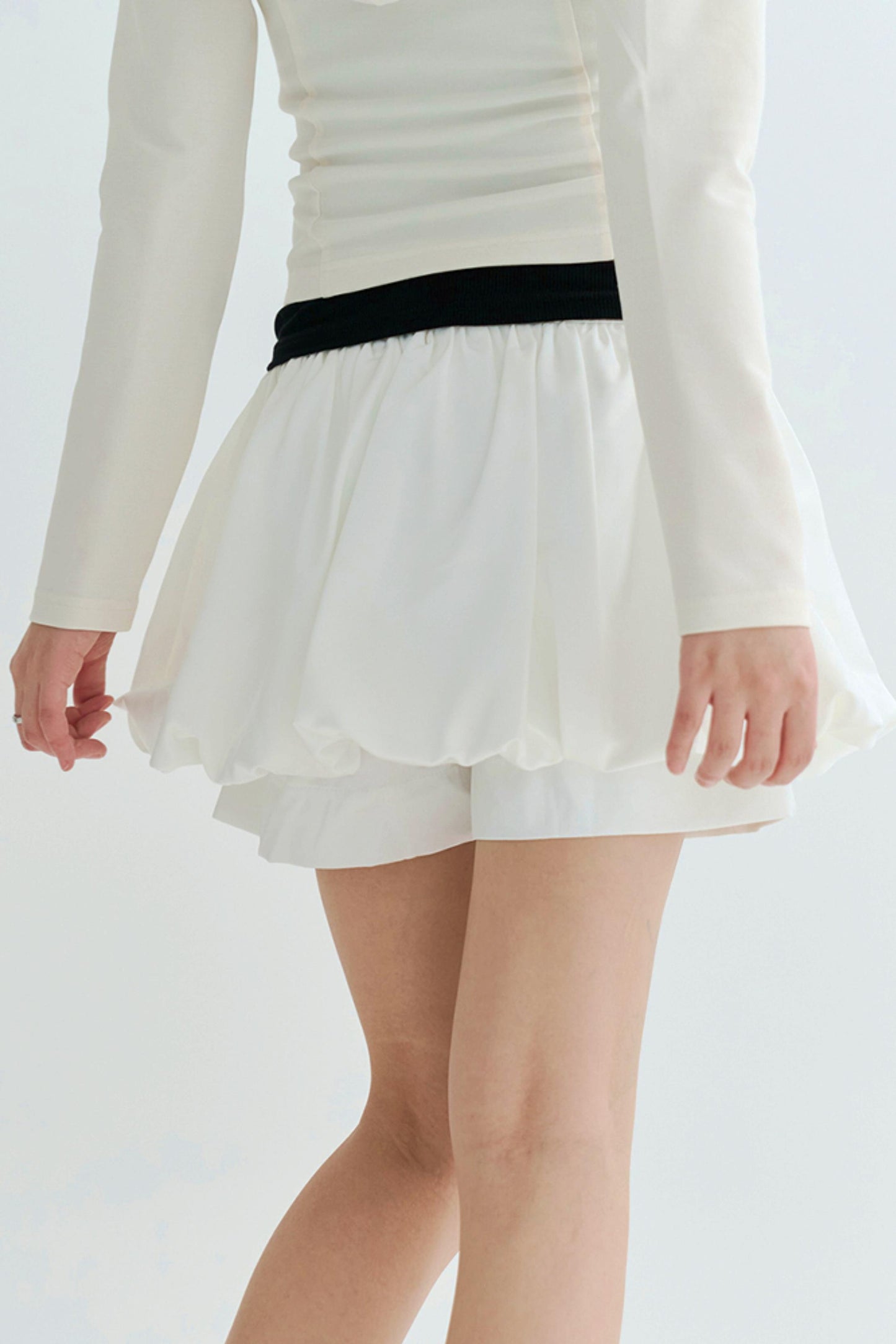 Blossom Embroidery Pants Skirt