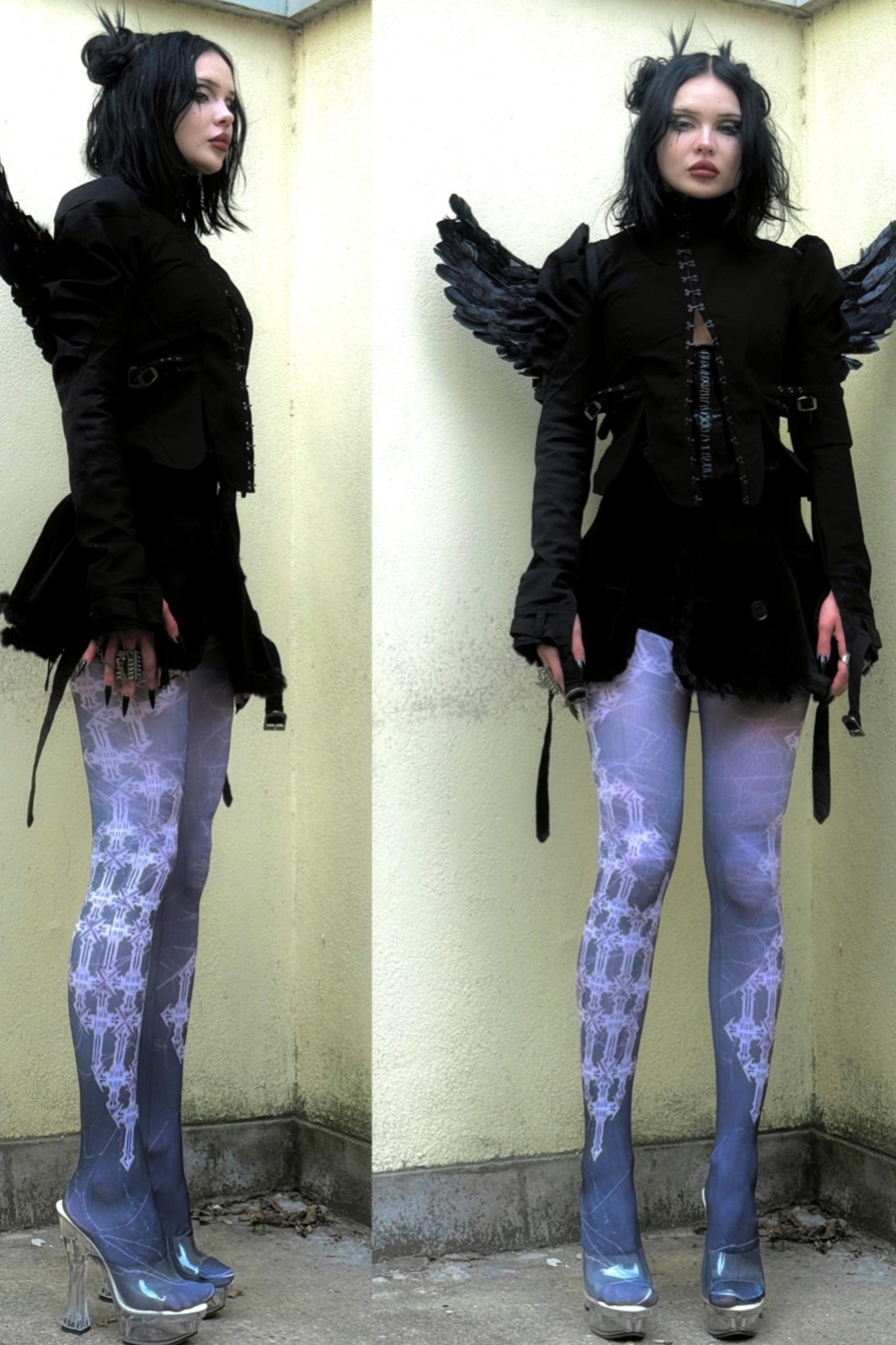 Dark Cross Gothic Tights