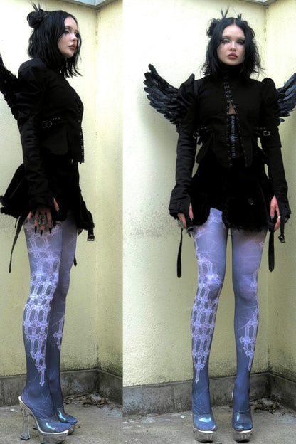 Dark Cross Gothic Tights