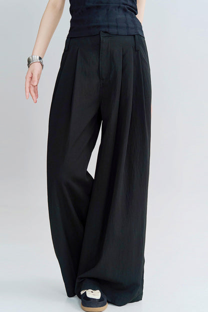 ハイウエストモップスタイルパンツ