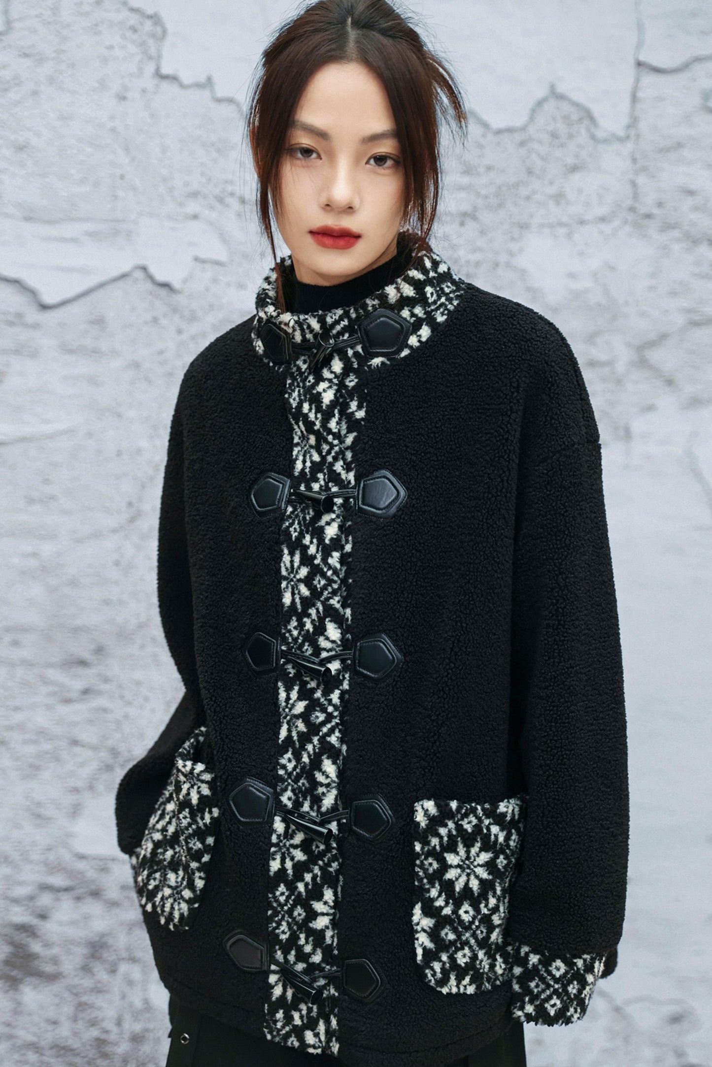 レトロブラックモードチャイナコート