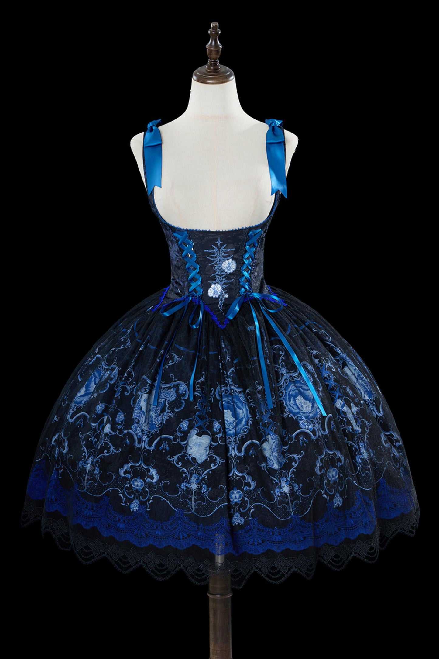 Blue and White Porcelain Lolita Dress