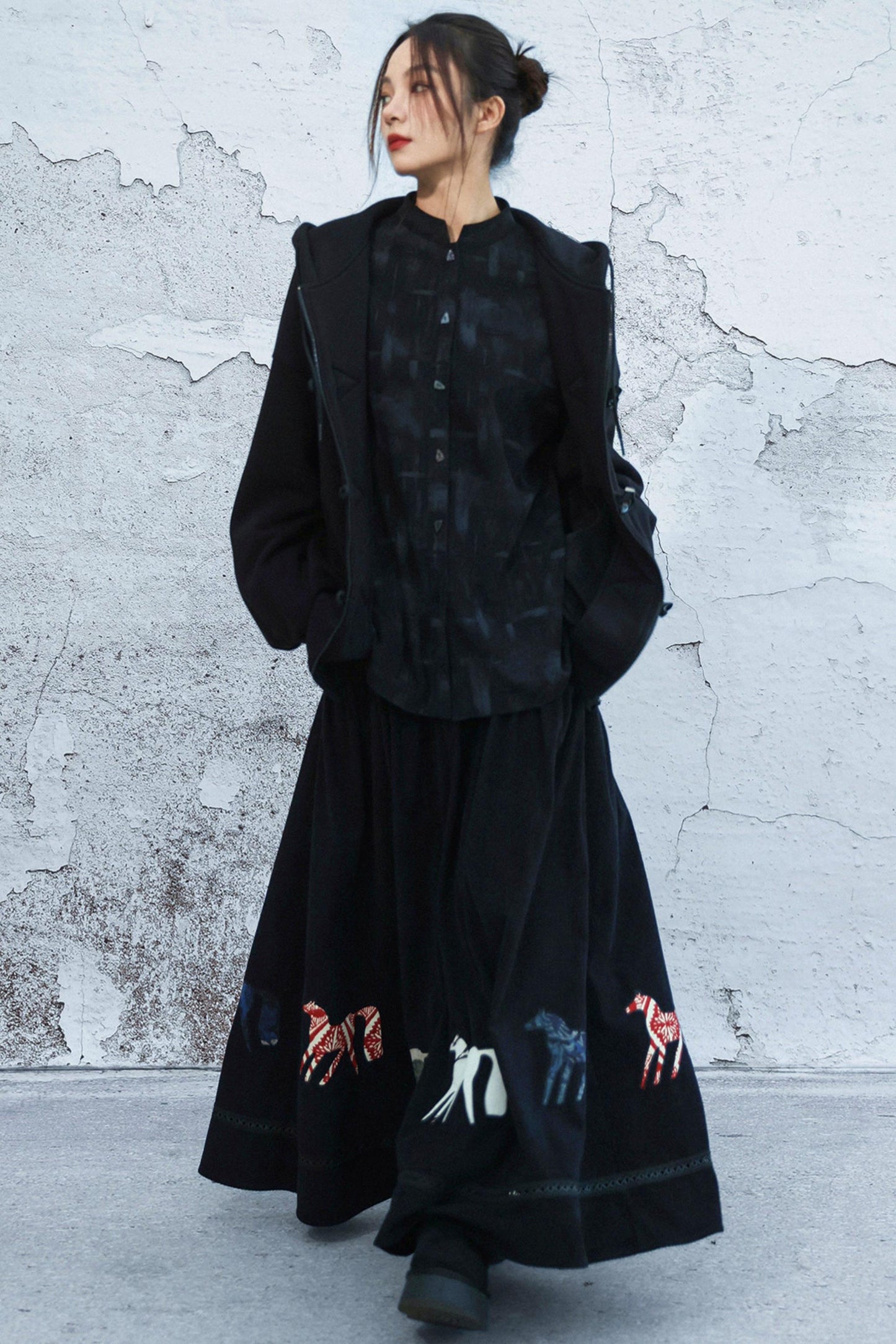 Hooded Fleece Winter Jacket