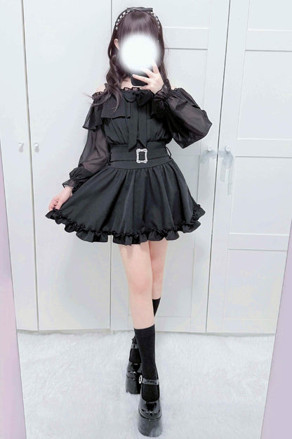 Angel Ruffle Chiffon Top