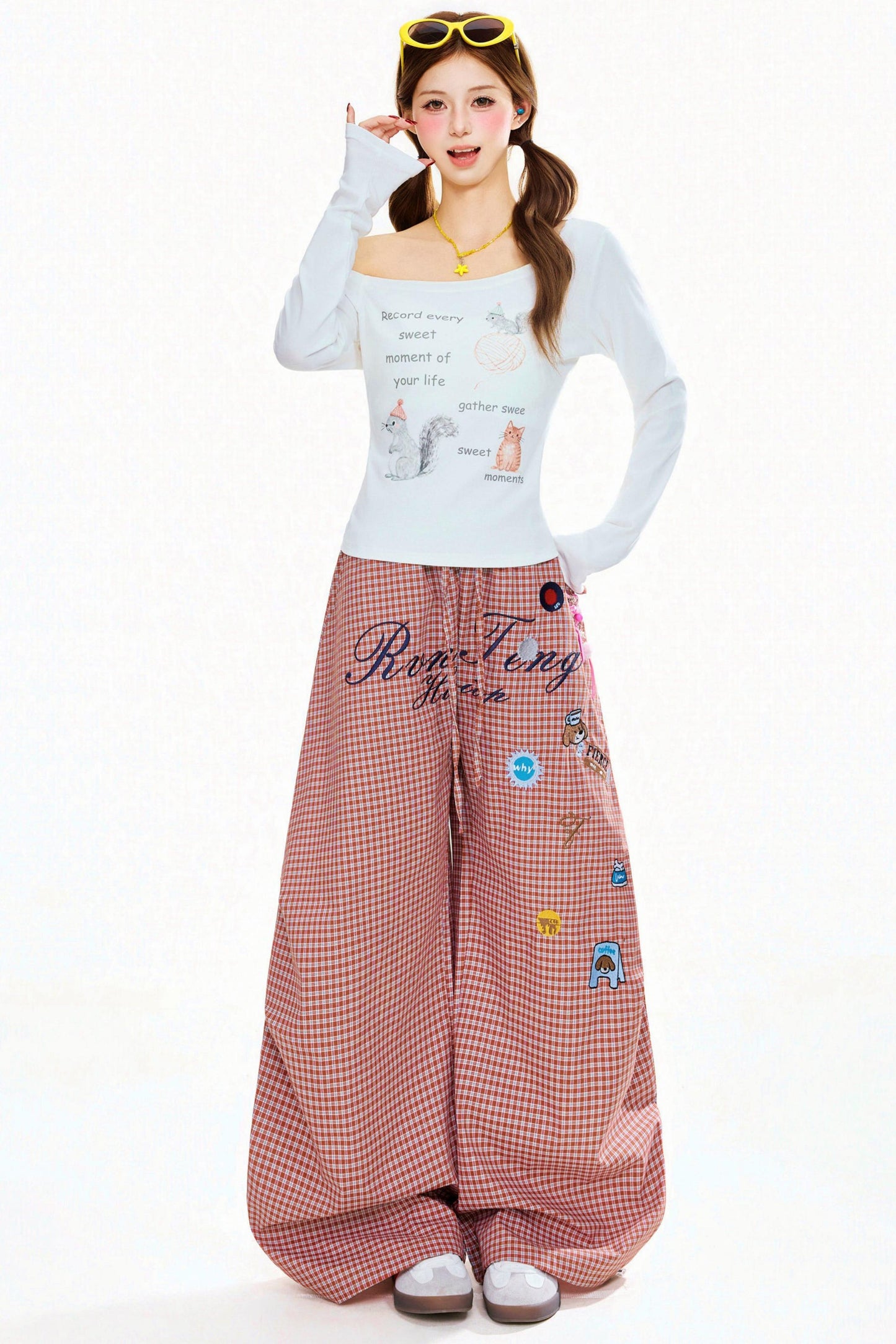 Retro One Shoulder Top