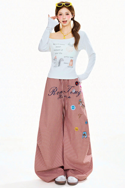 Retro One Shoulder Top