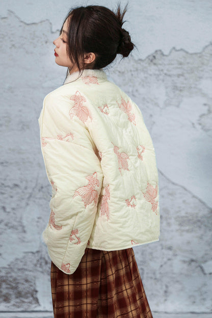 Coy Embroidered Cotton Jacket