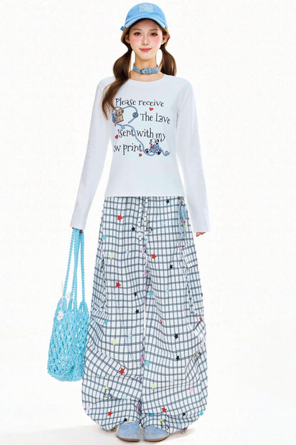 Animal Design Letter Top