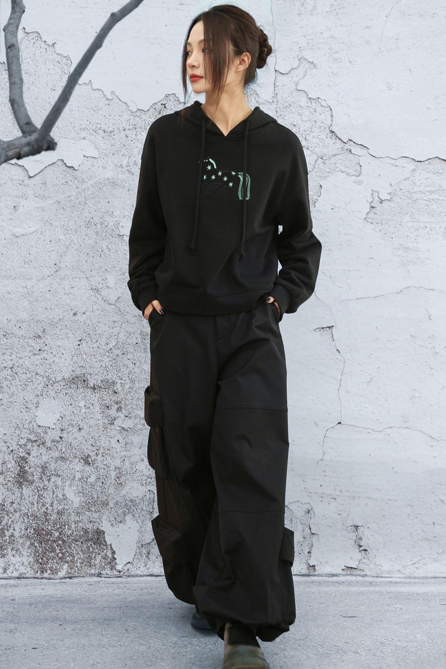 ユニセックスマルチポケットカーゴパンツ