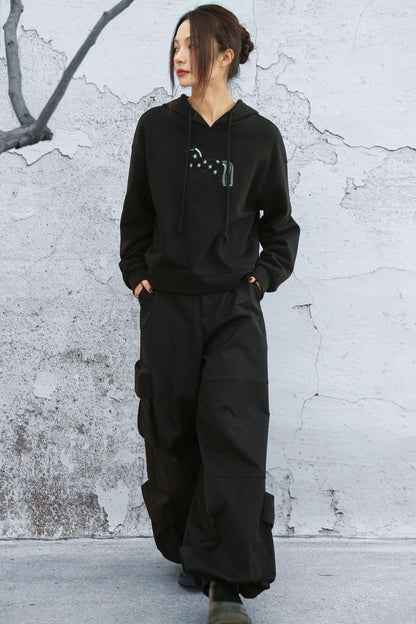 ユニセックスマルチポケットカーゴパンツ