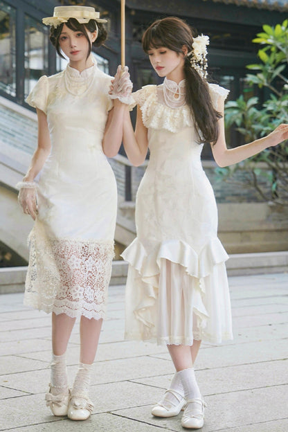 【予約商品】エレガントフィッシュテールロリータドレスセットアップ