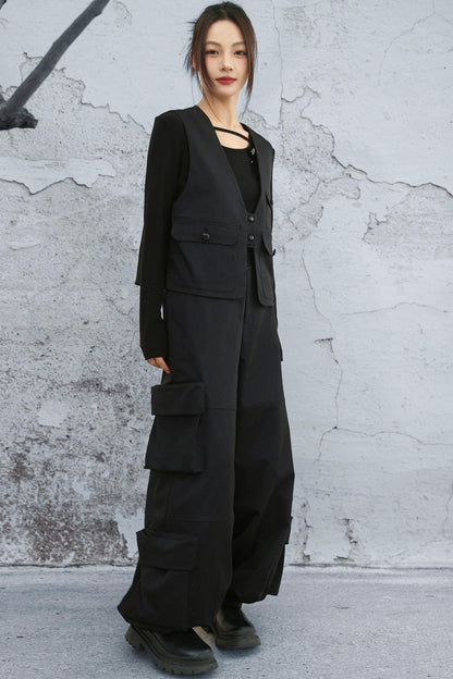 モードマルチポケットVネックベスト