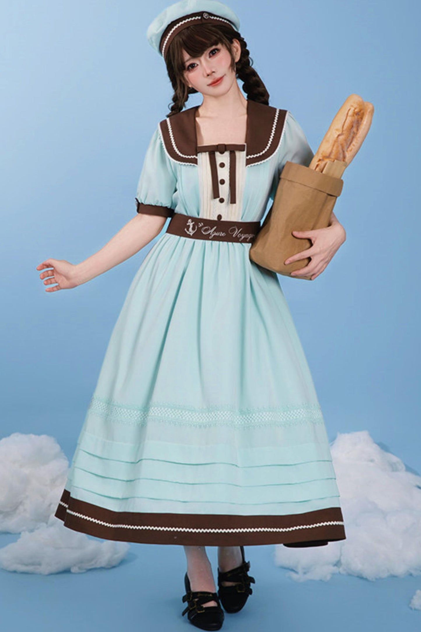 Classic Marine Lolita Dress + Accessories