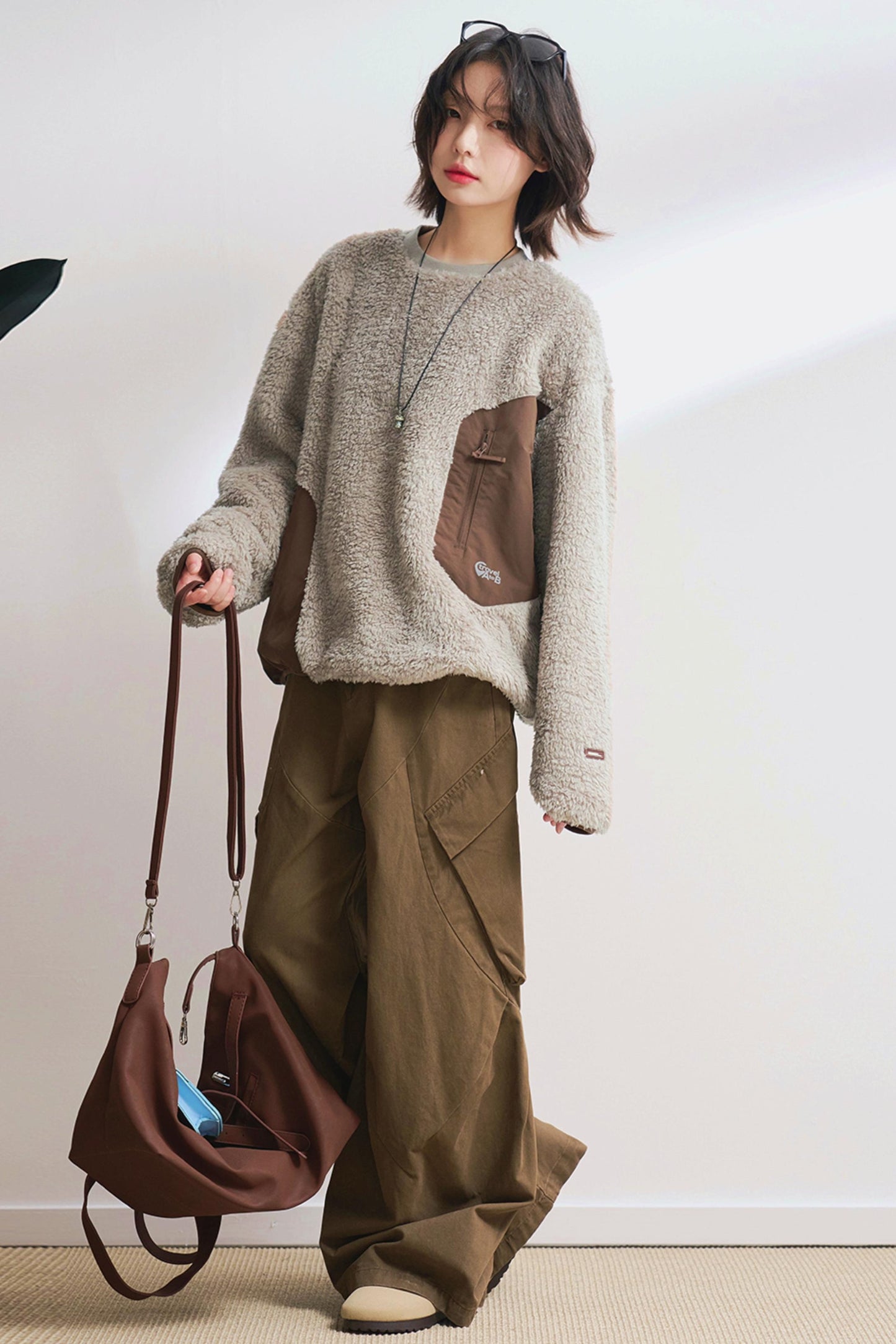 ラージポケットカーゴストレートレッグパンツ