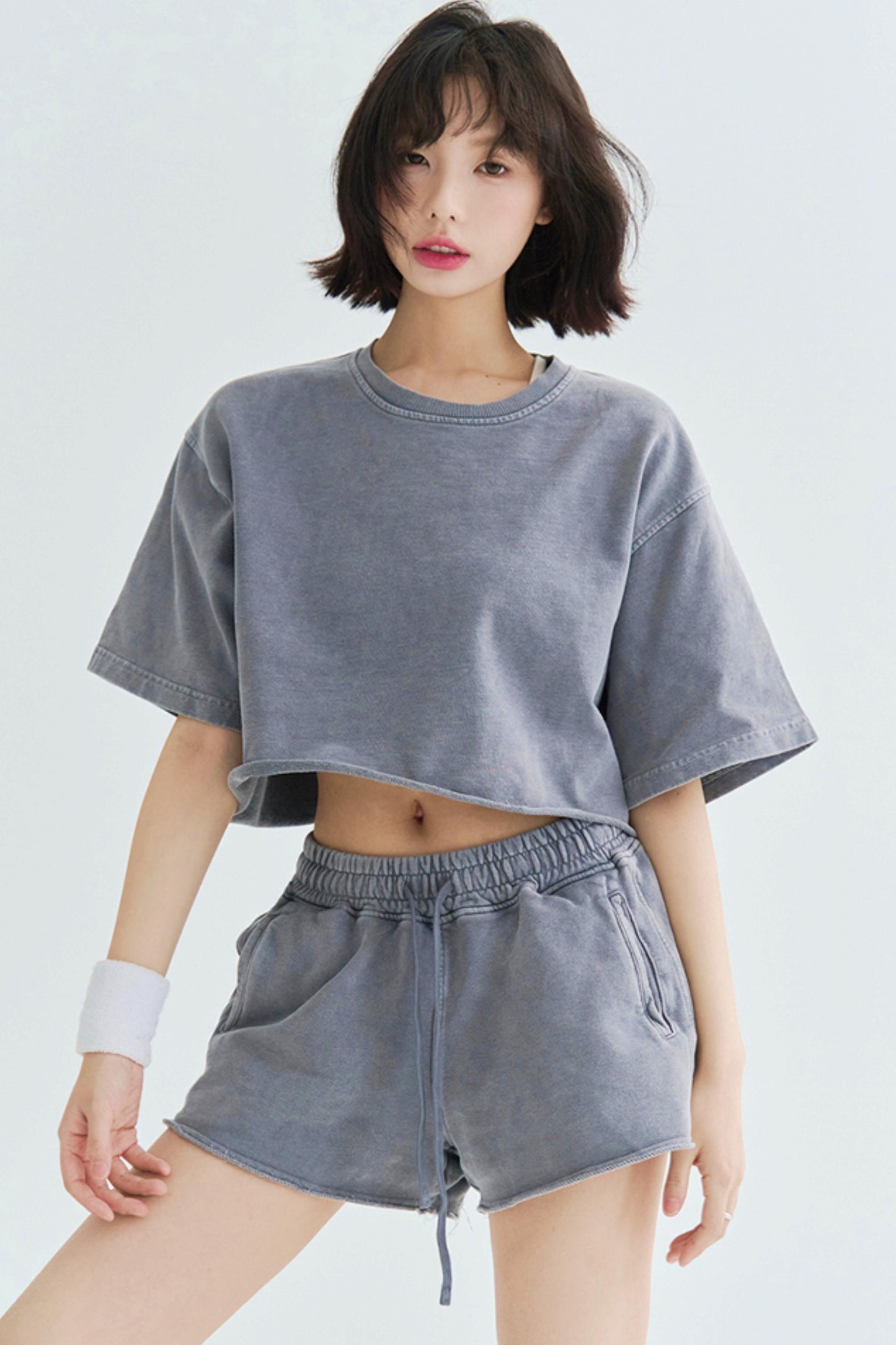 Top de Ocio Lavado + Pantalones Cortos