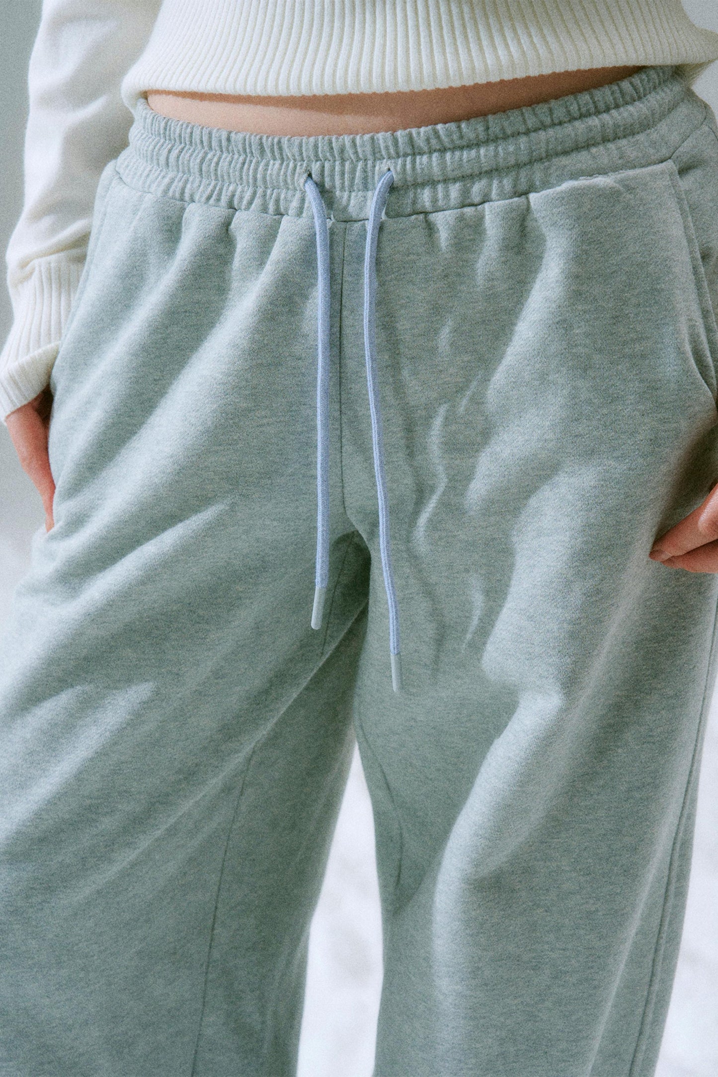 Casual loose fleece pants
