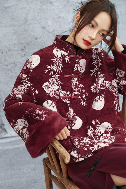 シニールバンブーリーフコート