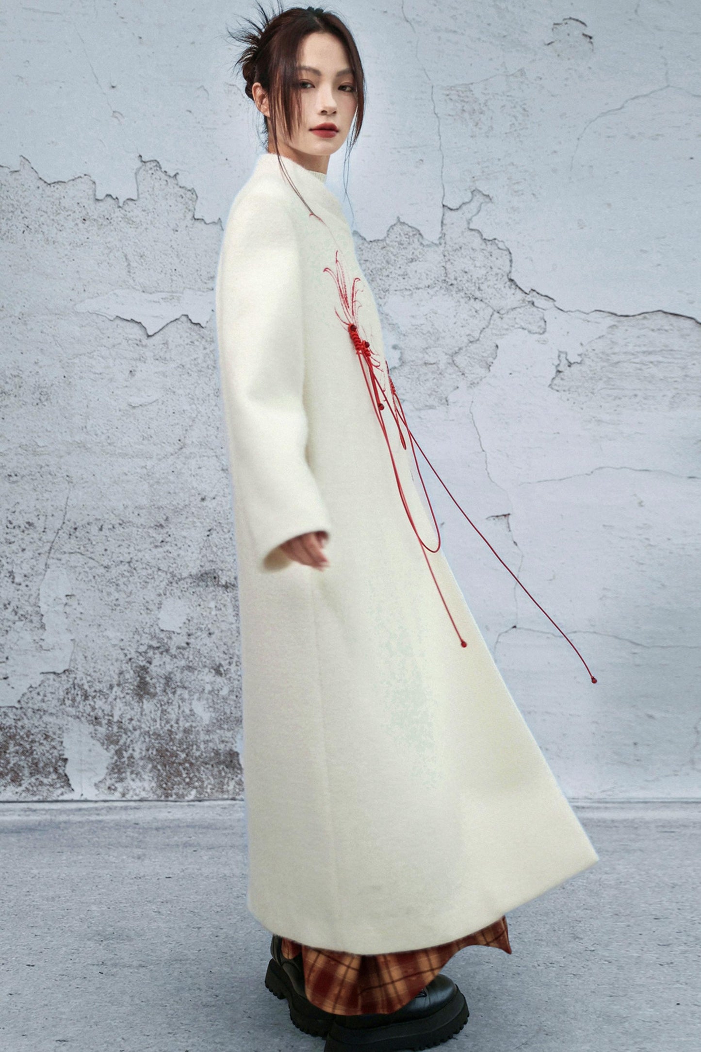 フォーミンクエンブロイダードコート