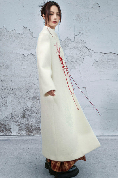 フォーミンクエンブロイダードコート