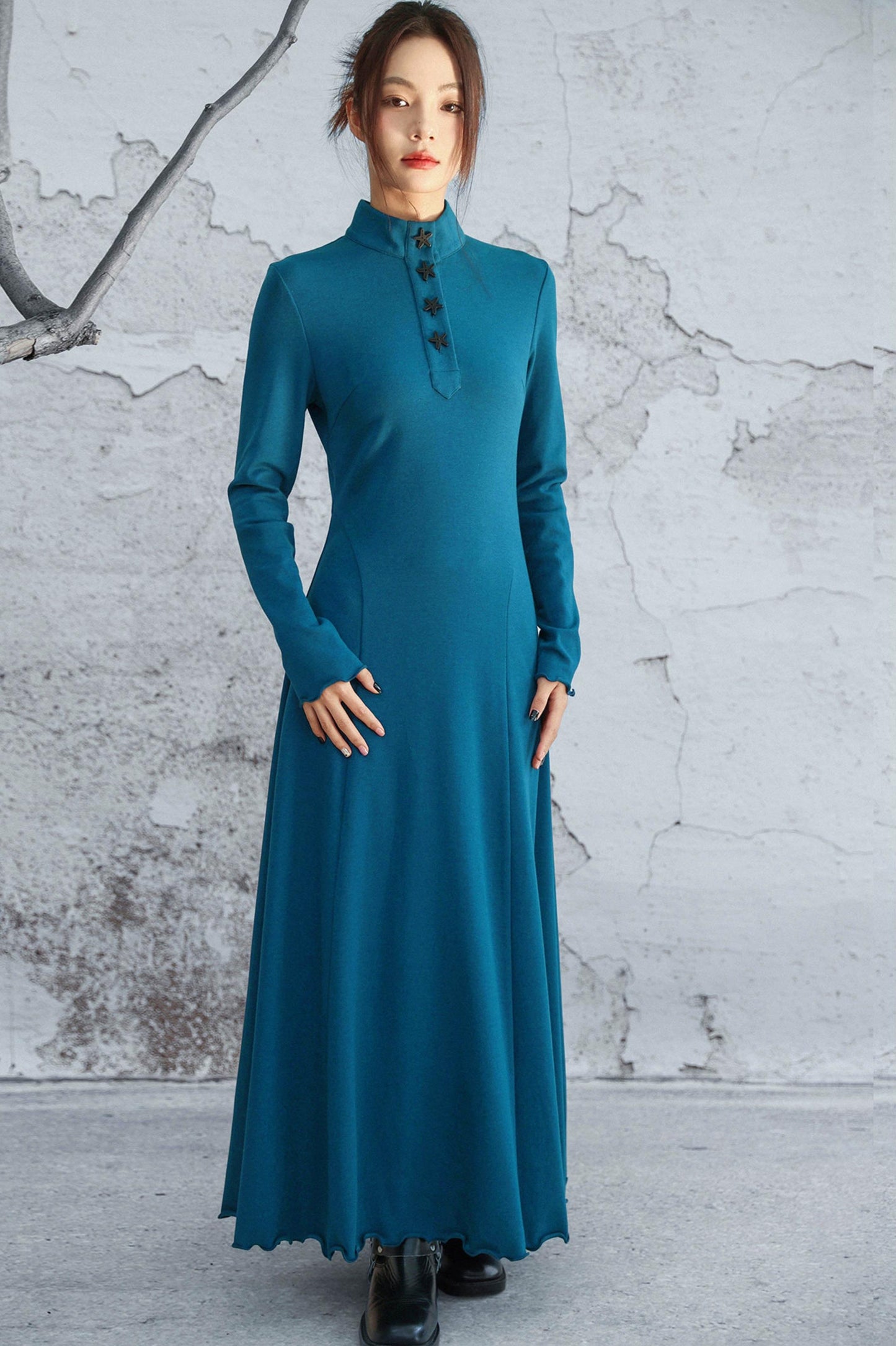 Blue Vintage Knit Dress