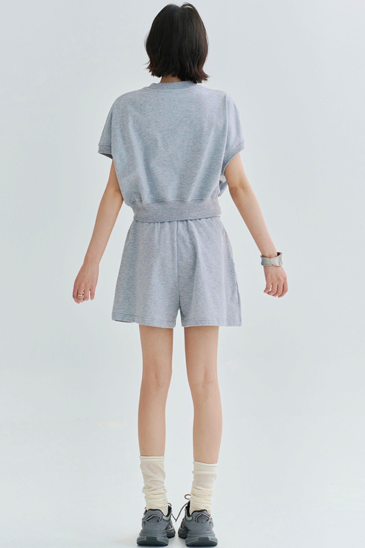 Gravity Mark Crop Top + Shorts