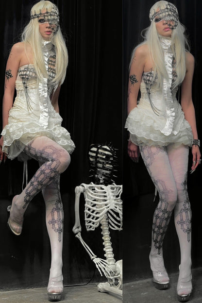 Dark Cross Gothic Tights