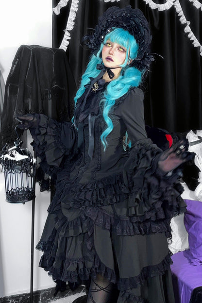 【予約商品】フェニックスゴシック姫袖ロリータセット