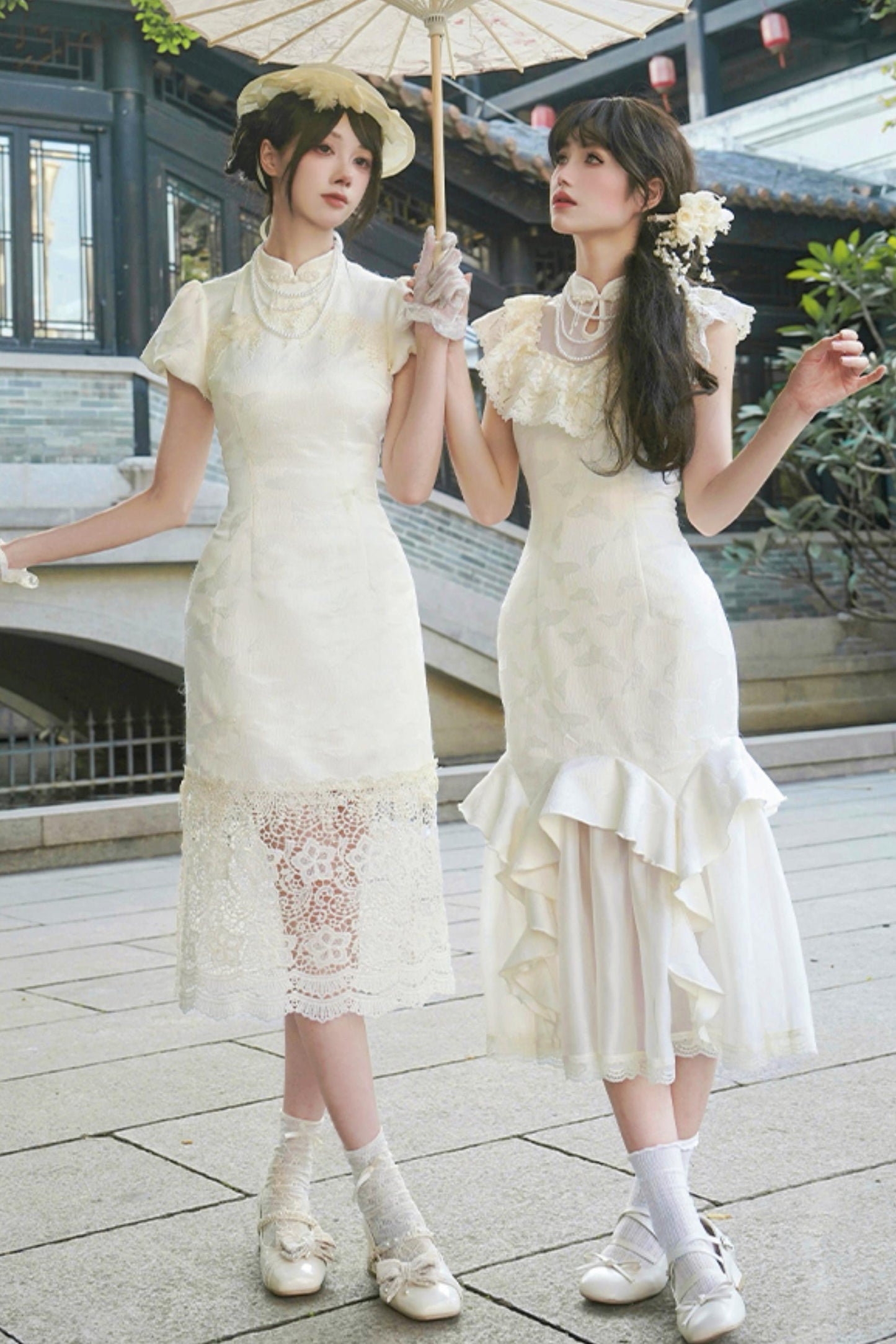 【予約商品】エレガントフィッシュテールロリータドレスセットアップ