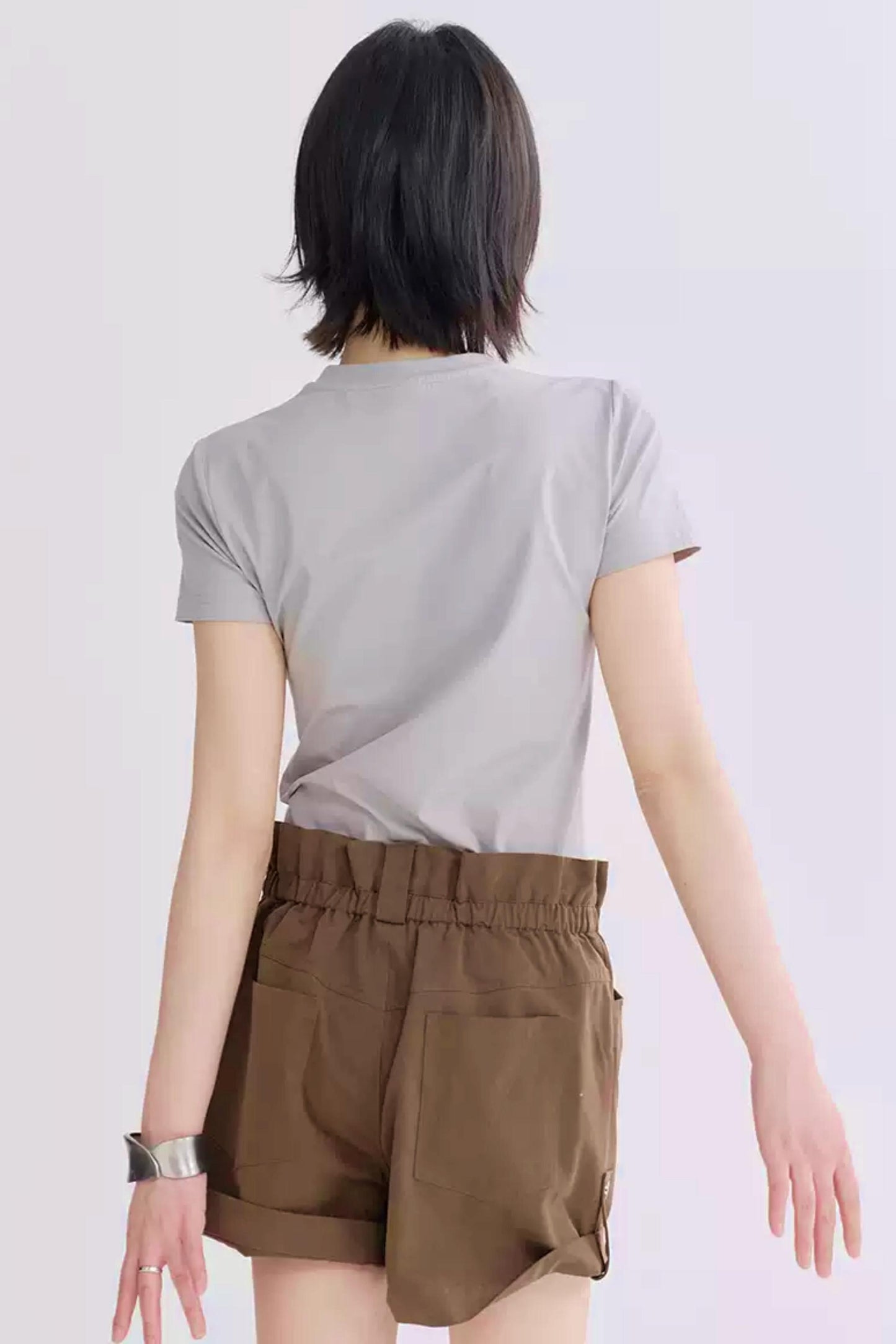 Slim Love Graphic Cropped Tee