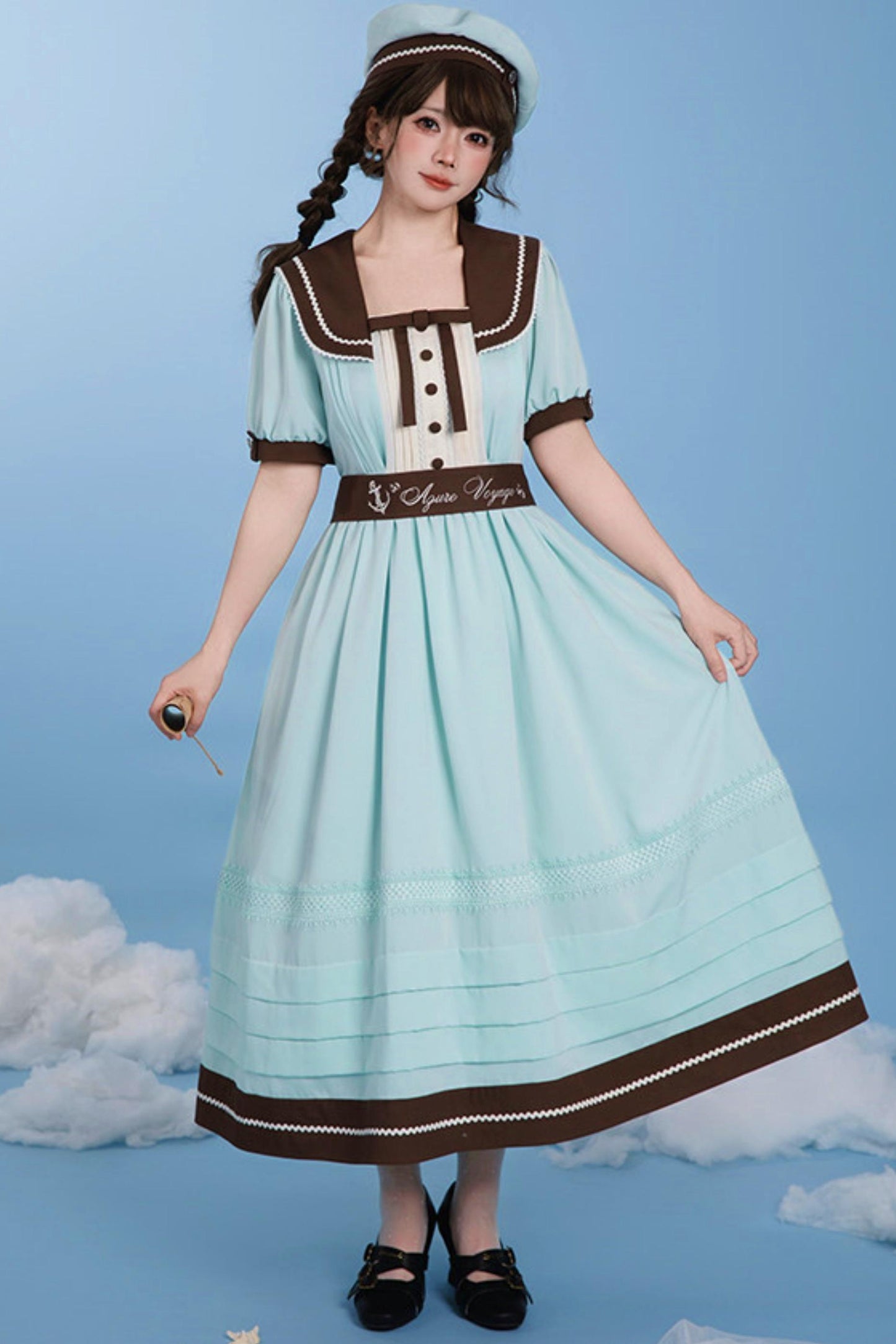 Classic Marine Lolita Dress + Accessories