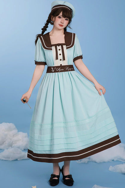 Classic Marine Lolita Dress + Accessories