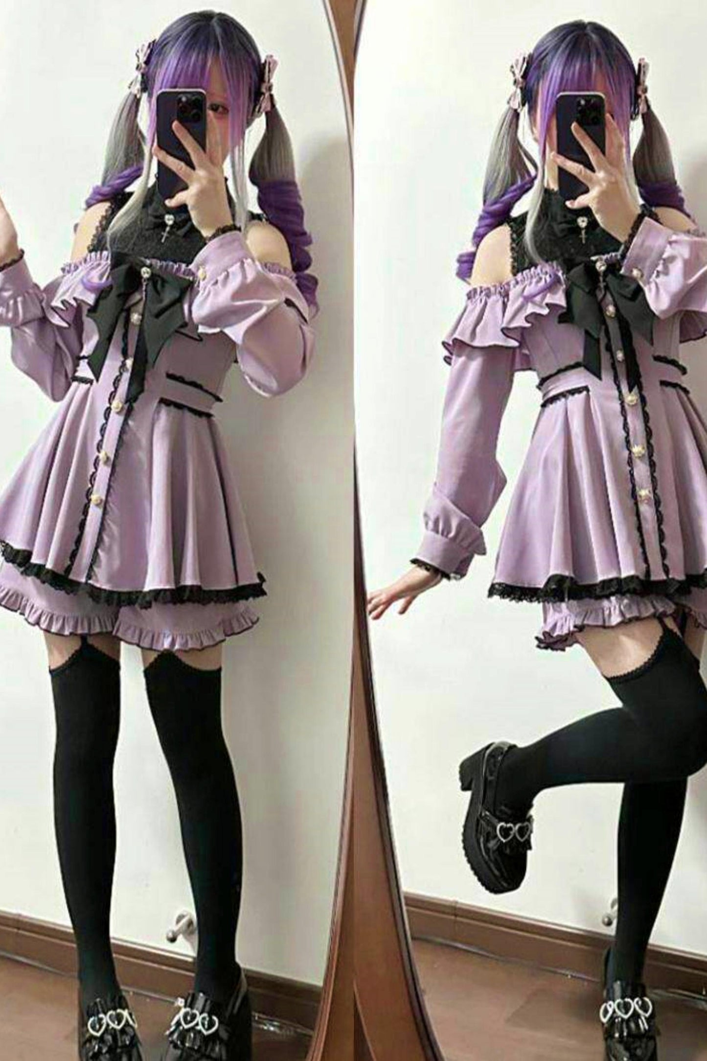 Mass-Produced Style Starlight Ruffle Dress