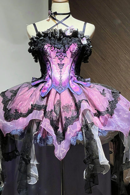 【預購商品】蝶妖精哥德公主洋裝套裝