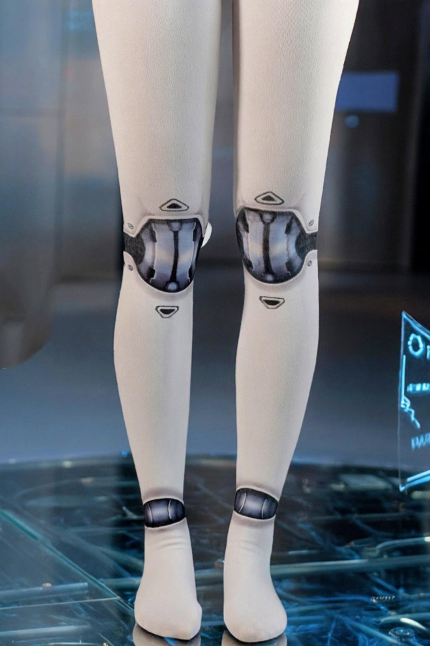 Ball-Jointed Doll Print Lolita Tights