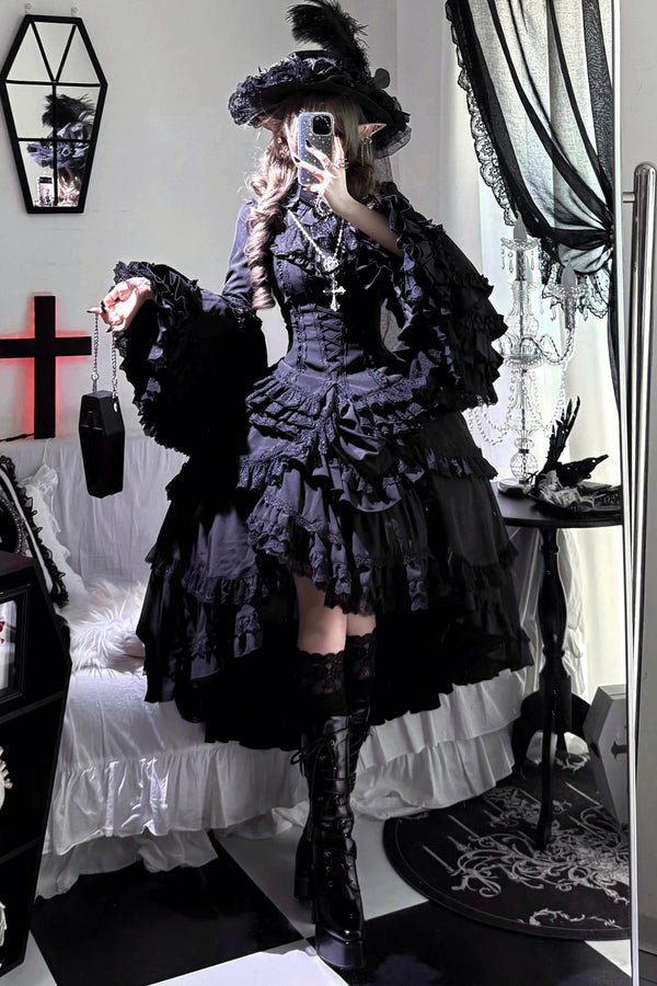 【予約商品】フェニックスゴシック姫袖ロリータセット