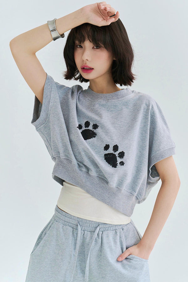Gravity Mark Crop Top + Shorts
