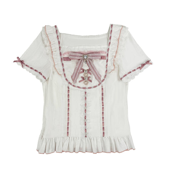[Pre-order Item] Doll Girly Ryousangata Top + Skirt