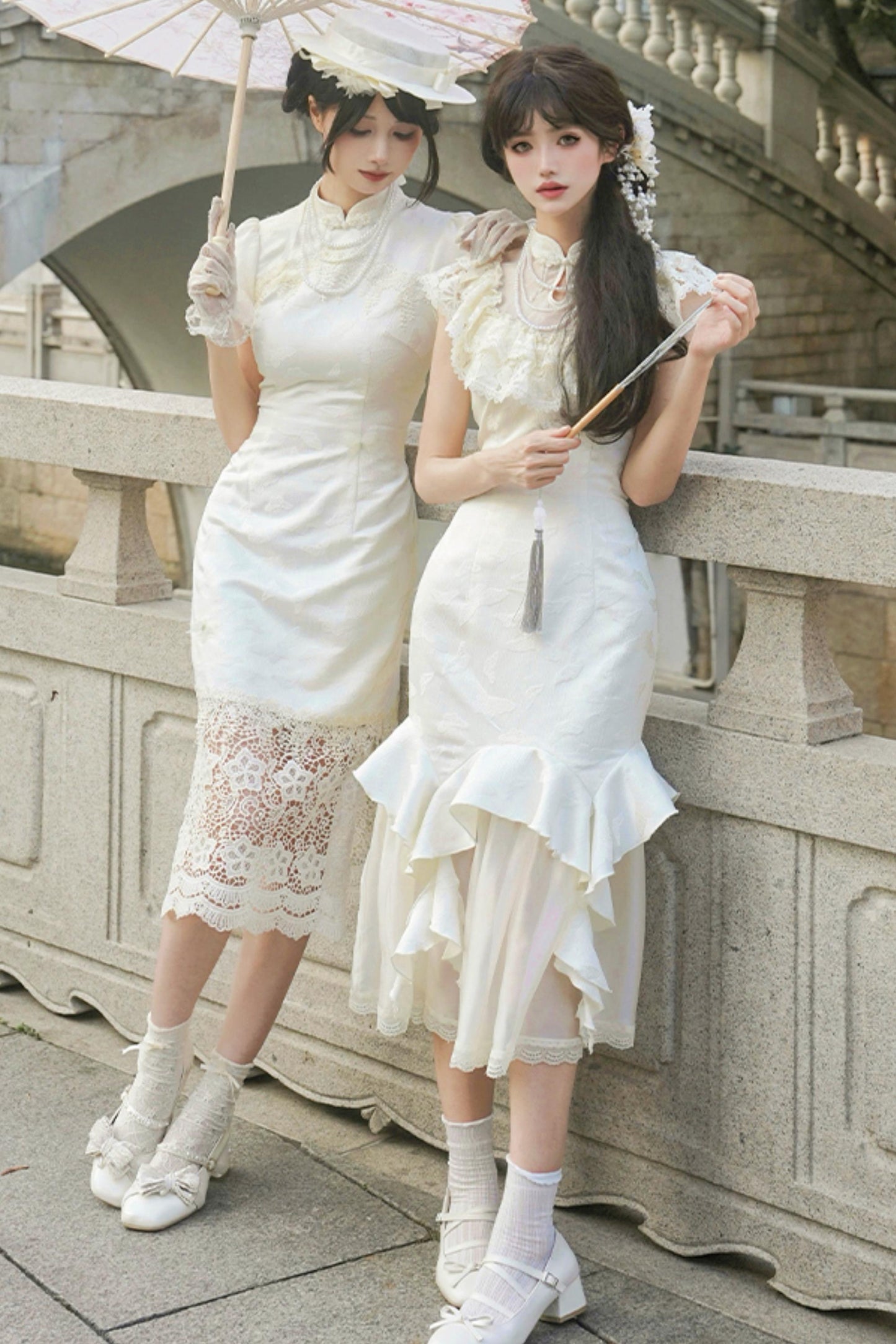 【予約商品】エレガントフィッシュテールロリータドレスセットアップ