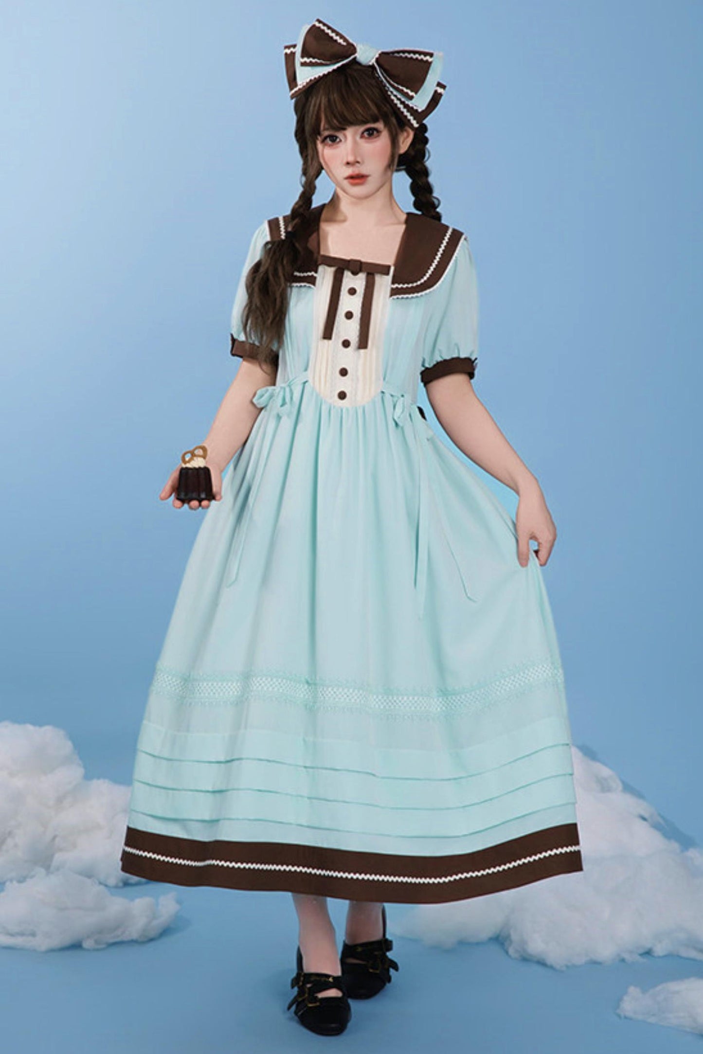 Classic Marine Lolita Dress + Accessories