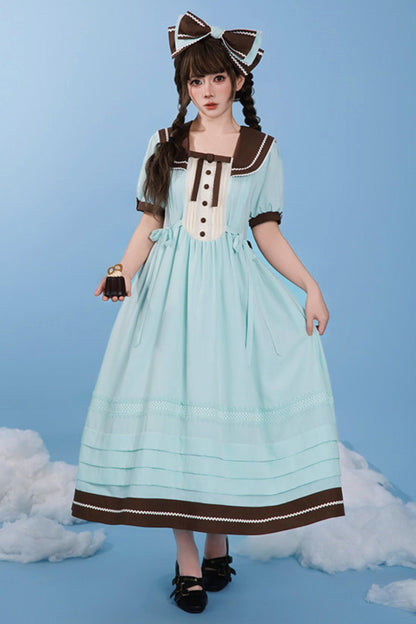 Classic Marine Lolita Dress + Accessories
