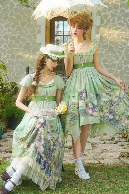 クラシックシフォンローズドレスセットアップ