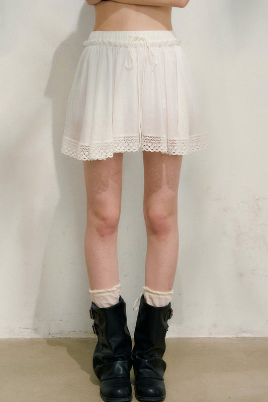 스위트 프렌치 레이스 스커트
