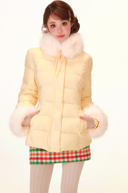 ノルディックファーコラーダウンジャケット