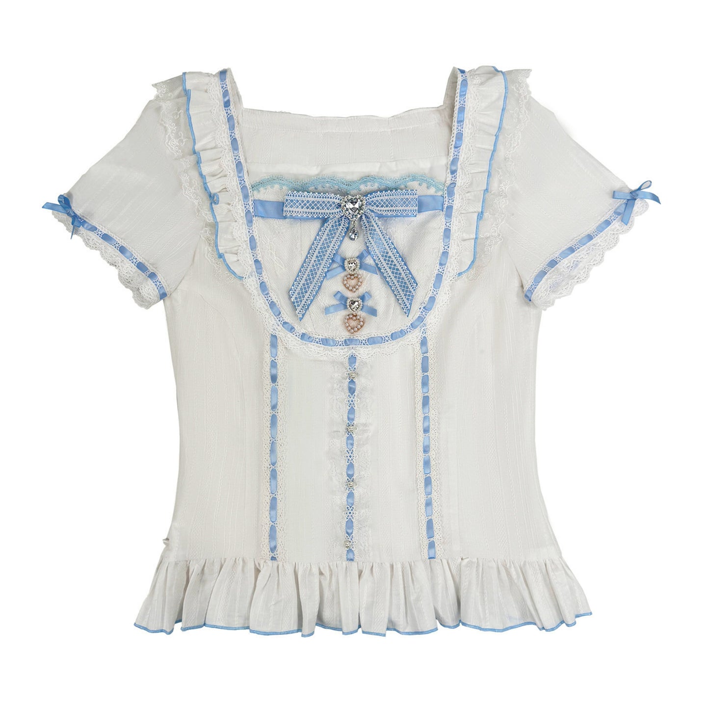 [Pre-order Item] Doll Girly Ryousangata Top + Skirt