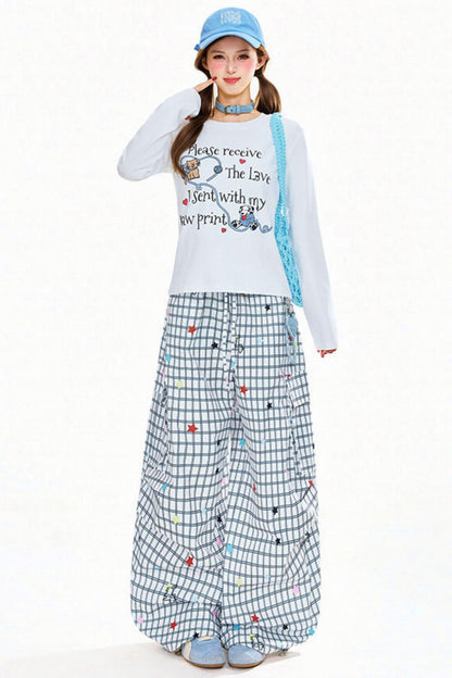 Animal Design Letter Top