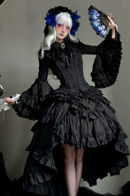 【予約商品】フェニックスゴシック姫袖ロリータセット